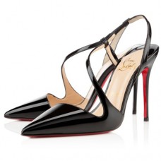 Christian Louboutin June 100mm Slingbacks Zwart