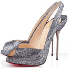 Christian Louboutin Boulimina 120mm Slingbacks Grijs