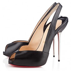 Christian Louboutin Boulimina 120mm Slingbacks Zwart
