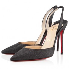 Christian Louboutin Ever 100mm Slingbacks Zwart