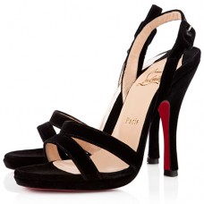 Christian Louboutin Fine Romance 120mm Slingbacks Zwart