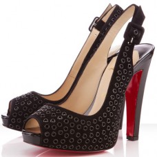 Christian Louboutin Aicha 120mm Slingbacks Zwart