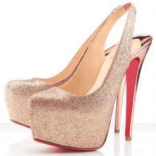Christian Louboutin Dafsling 160mm Slingbacks Nude