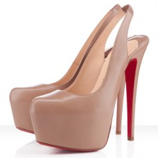 Christian Louboutin Dafsling 160mm Slingbacks Nude
