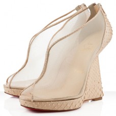Christian Louboutin Janet sleehakken van 120 mm in het wit Christian Louboutin Janet sleehakken van 120 mm in het wit
