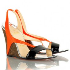 Christian Louboutin Yasmine sleehakken van 100 mm in oranje Christian Louboutin Yasmine sleehakken van 100 mm in oranje