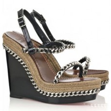 Christian Louboutin Macarena sleehakken van 120 mm, zwart Christian Louboutin Macarena sleehakken van 120 mm, zwart