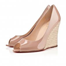 Christian Louboutin Puglia sleehakken van 100 mm in nude