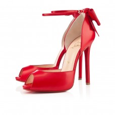 Christian Louboutin Dos Noeud 120 mm speciale gelegenheid rood