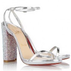 Christian Louboutin Au Palace 120mm sandalen zilver Christian Louboutin Au Palace 120mm sandalen zilver
