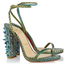 Christian Louboutin Au Palace 120mm sandalen groen Christian Louboutin Au Palace 120mm sandalen groen