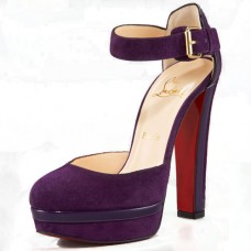Christian Louboutin sandalen met enkelbandje (140 mm) in het rood