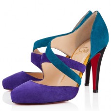 Christian Louboutin Citoyenne 100 mm sandalen paars Christian Louboutin Citoyenne 100 mm sandalen paars