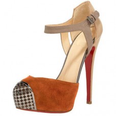Christian Louboutin Boulima Exclusive D'orsay 120mm sandalen bruin Christian Louboutin Boulima Exclusive D'orsay 120mm sandalen bruin