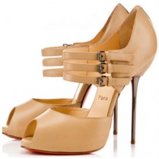 Christian Louboutin Fibbia 120mm sandalen zwart