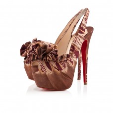 Christian Louboutin Hoge Boubou 160 mm Platforms Fauve
