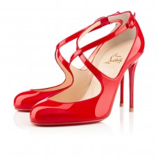 Christian Louboutin Viva Dita 100mm Mary Jane pumps rood