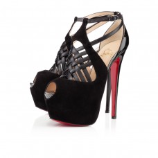 Christian Louboutin Carlota platformschoenen van 160 mm, zwart.