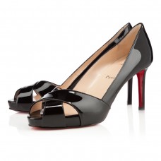 Christian Louboutin Shelleymat 80mm pumps zwart Christian Louboutin Shelleymat 80mm pumps zwart