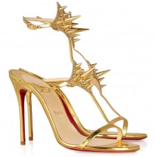 Christian Louboutin Lady Max 100mm Special Occasion Goud