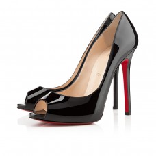 Christian Louboutin Flo 120mm Peep Toe Pumps Zwart
