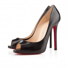 Christian Louboutin Flo 120mm Peep Toe Pumps Zwart