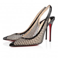 Christian Louboutin Nu et Nu 100mm Sandalen Zwart