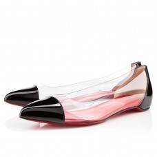 Christian Louboutin Corbeau platte sandalen zwart Christian Louboutin Corbeau platte sandalen zwart