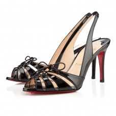 Christian Louboutin Corsetica 80mm sandalen zwart