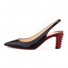 Christian Louboutin Lemer 40mm Slingbacks Zwart