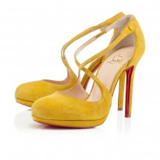 Christian Louboutin Vagalami pumps 120 mm geel