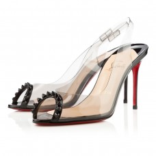 Christian Louboutin Ring My Toe 80mm Slingbacks Zwart