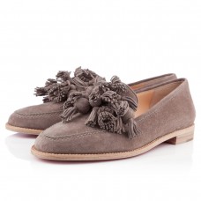 Christian Louboutin Japonaise Loafers Taupe Christian Louboutin Japonaise Loafers Taupe