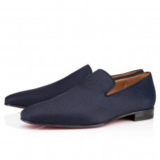 Christian Louboutin Dandy Loafers in marineblauw