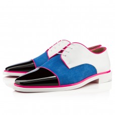 Christian Louboutin Bruno Orlato loafers zwart/saffier Christian Louboutin Bruno Orlato loafers zwart/saffier