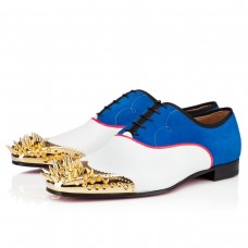 Christian Louboutin Tyronito loafers wit/blauw