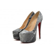 Christian Louboutin Daffodile 160mm platformschoenen grijs