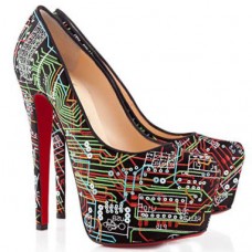 Christian Louboutin Daffodile 160mm platformzolen, meerkleurig