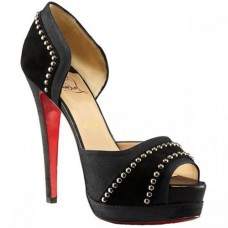 Christian Louboutin Henry 140mm Peep Toe Pumps Zwart