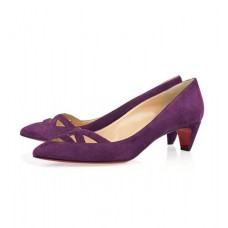 Christian Louboutin Manue 40mm Pumps Paars Christian Louboutin Manue 40mm Pumps Paars