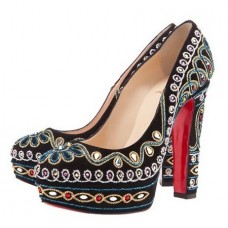 Christian Louboutin Devidas 140 mm pompen zwart