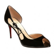Christian Louboutin Delico 100mm Peep Toe Pumps Zwart
