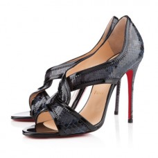 Christian Louboutin Suzanana 100mm Peep Toe Pumps Zwart
