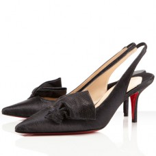 Christian Louboutin Lady Cukor 70mm Slingbacks Zwart