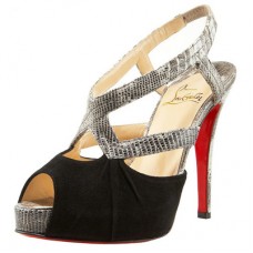 Christian Louboutin Angela 120mm Slingbacks Zwart