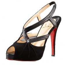 Christian Louboutin Angela 120mm Slingbacks Zwart