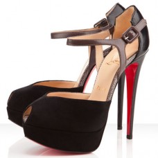 Christian Louboutin No.299 140mm Sandalen Zwart