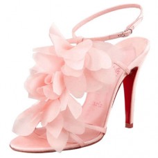 Christian Louboutin Petal 70mm sandalen roze