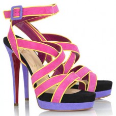 Christian Louboutin Straratata 120mm Sandalen Rose Matador
