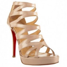 Christian Louboutin Fernando 120mm sandalen in nude